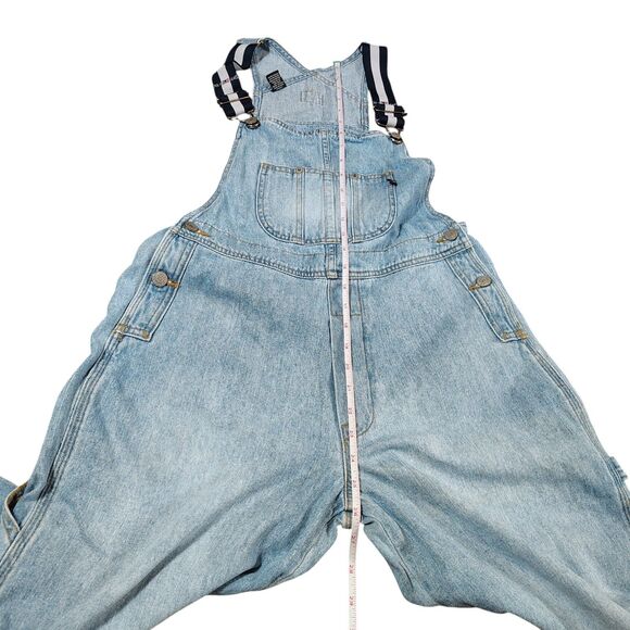 Polo Jeans Co Ralph Lauren Womens Y2K Carpenter Denim Overalls Size S Suspender - Picture 4 of 12